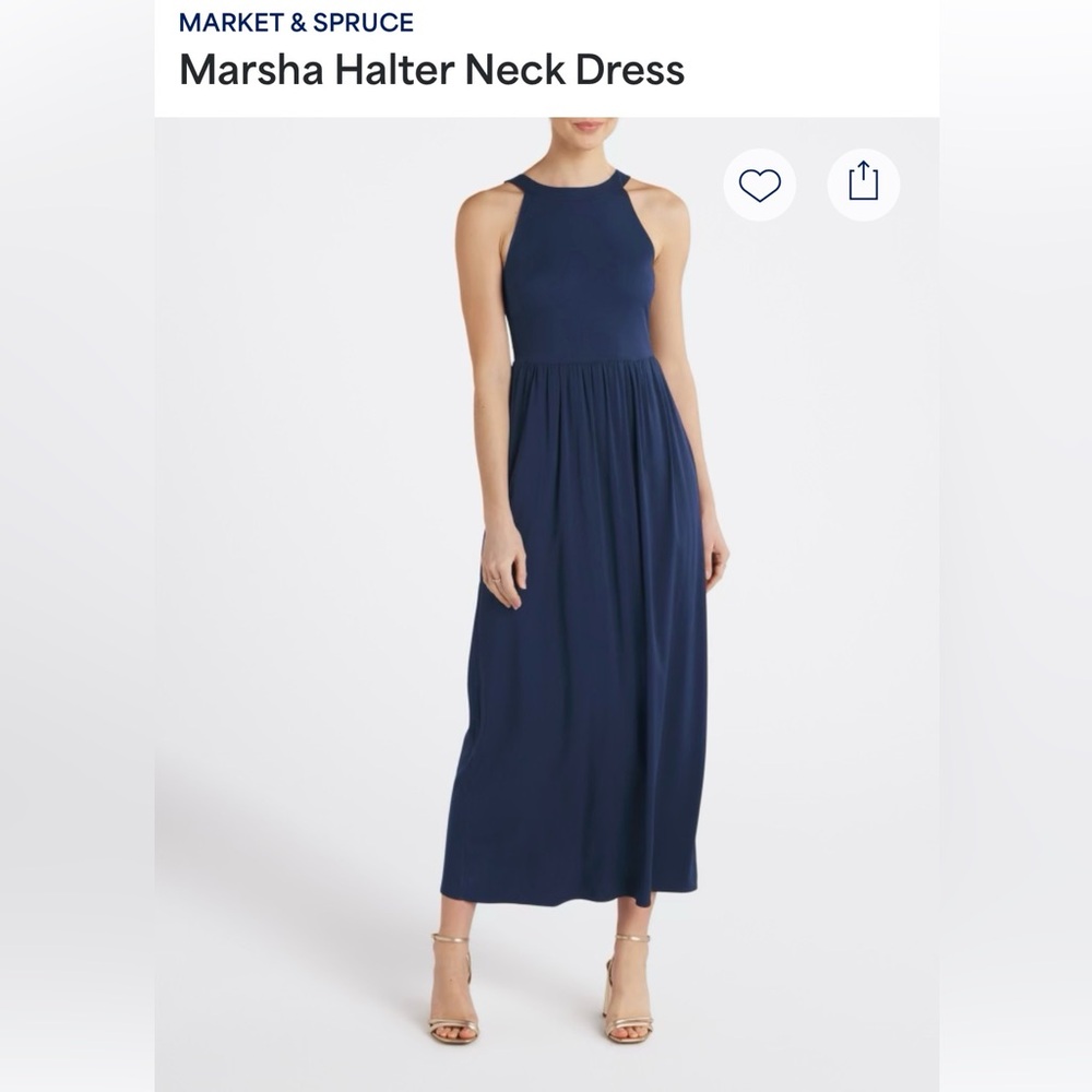 Market & Spruce Marsha Halter Neck Maxi Dress (Stitch Fix)